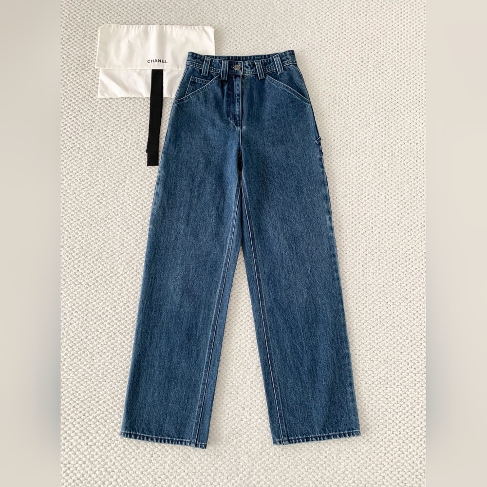 CHANEL Blue Jeans